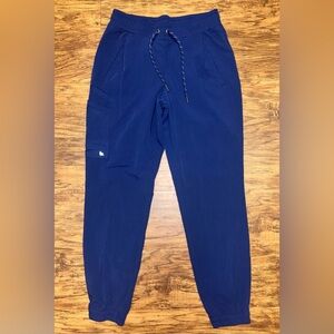 Barco Unify Jogger Scrub Pants Size Small Navy Blue